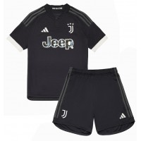 Juventus Tretí Detský futbalový dres 2023-24 Krátky Rukáv (+ trenírky)